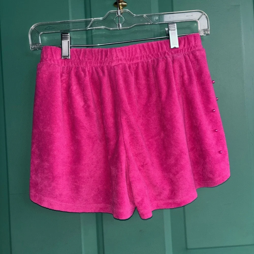 Ava & Yelly Swim XL cropped terry top and shorts set